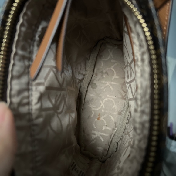 Calvin Klein Signature Hand Zip Purse in Brown - Picture 4 of 4